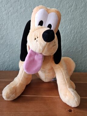 Disney Store Official Sitting Pluto Plush